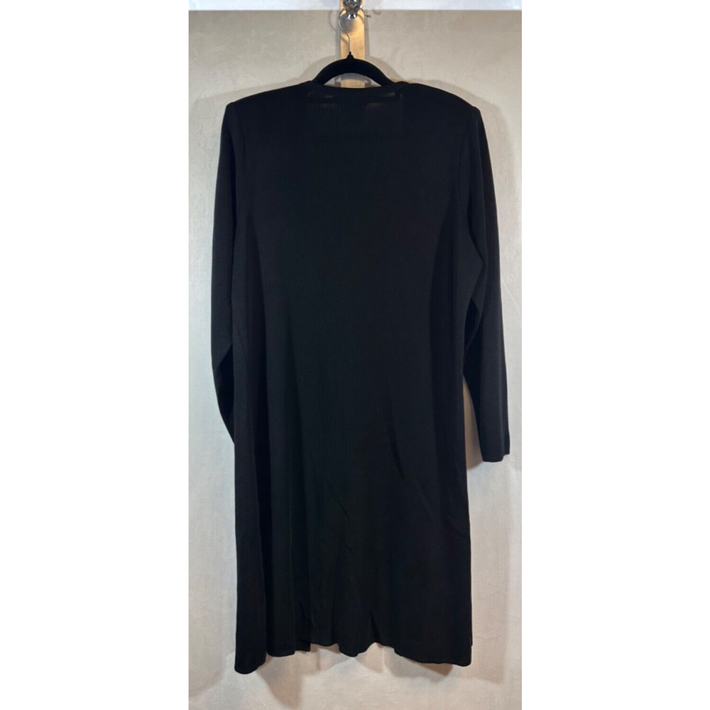 Exclusively Misook Open Front Cardigan Black Woma… - image 3